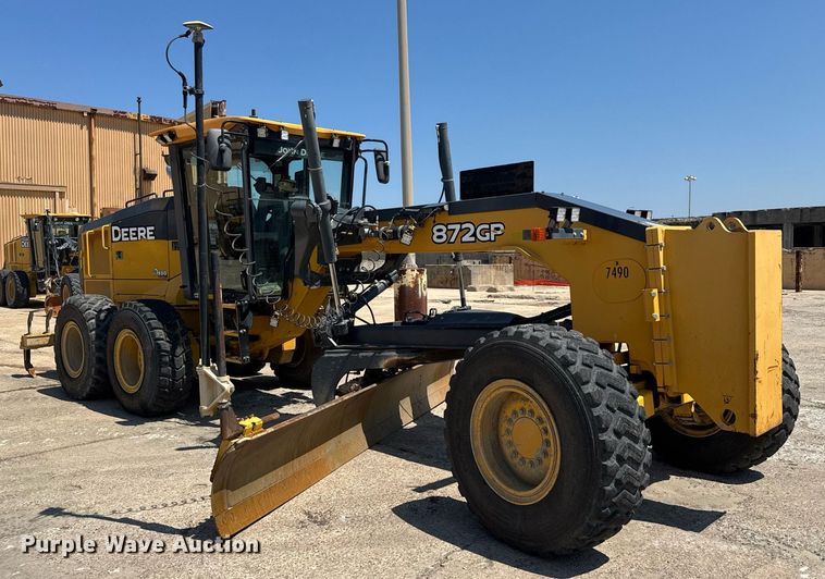 image for item DW1897 2018 John Deere 872G motor grader
