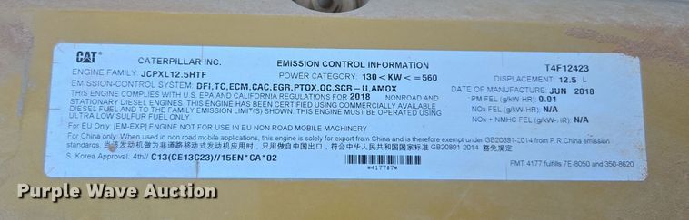 image for item DW1902 2019 Caterpillar 730 articulated haul truck