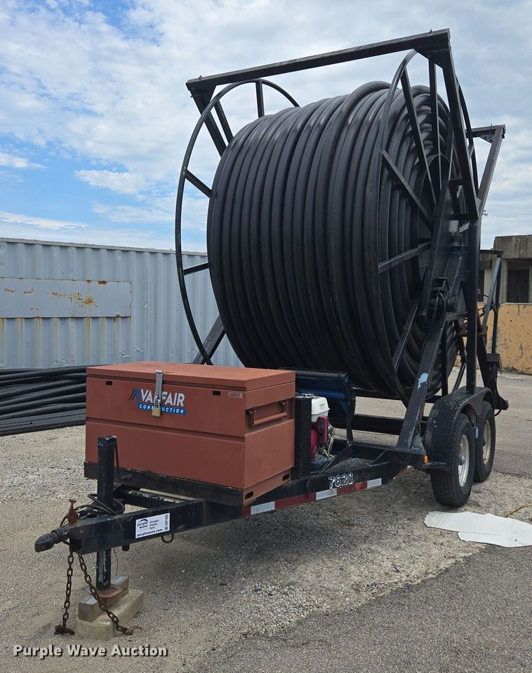 image for item DW1992 Shop built reel trailer