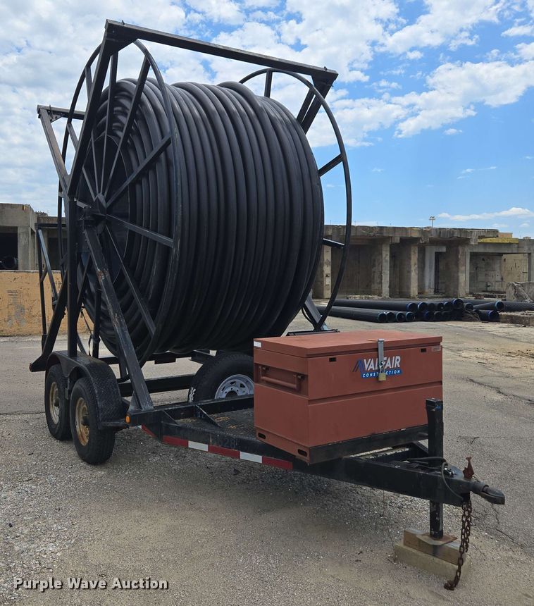 image for item DW1992 Shop built reel trailer