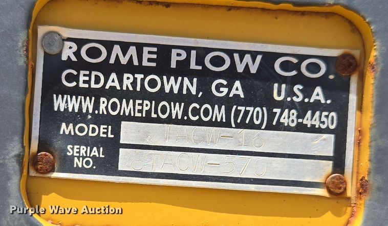 image for item DW1997 Rome TACW-16 off-set disk