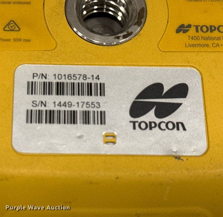 image for item DX5470 Topcon base station components 