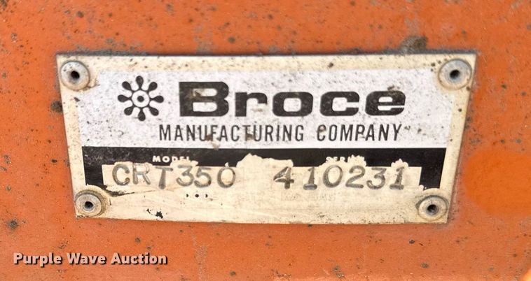 image for item EC3531 2017 Broce CRT350 broom