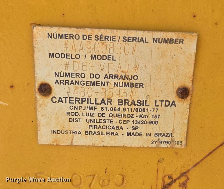 image for item EC3535 2019 Caterpillar D6N XL dozer