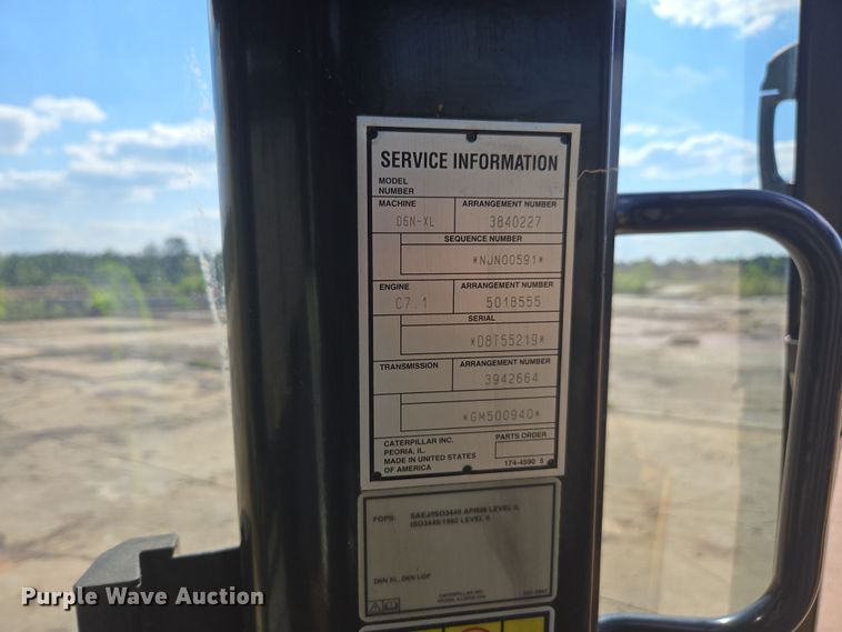 image for item EC3535 2019 Caterpillar D6N XL dozer