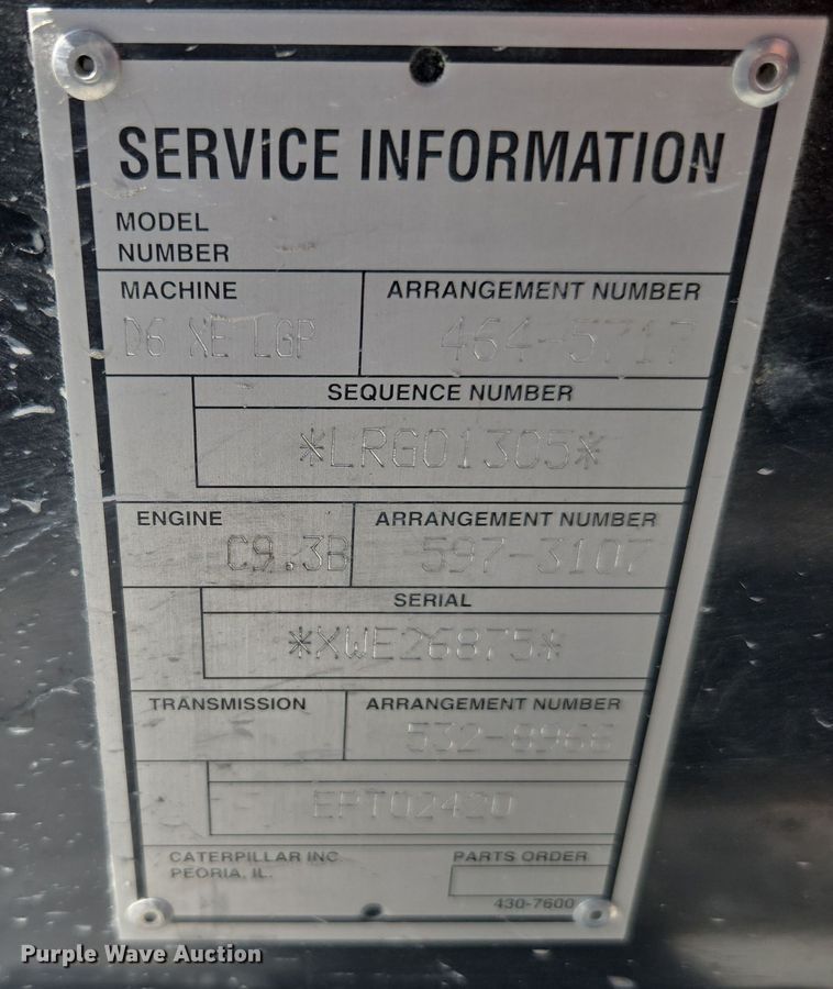 image for item EC3536 2024 Caterpillar D6XE LGP dozer