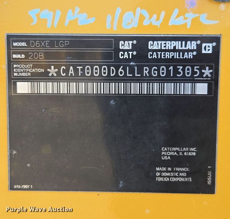 image for item EC3536 2024 Caterpillar D6XE LGP dozer