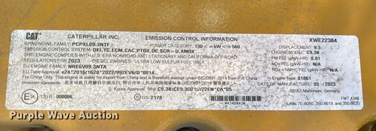 image for item EC3540 2024 Caterpillar 340 excavator