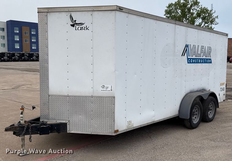 image for item ED5642 2018 Lark United Manufacturing VT716TA enclosed cargo trailer