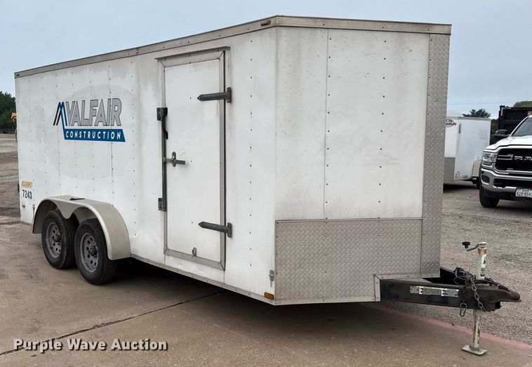 image for item ED5642 2018 Lark United Manufacturing VT716TA enclosed cargo trailer