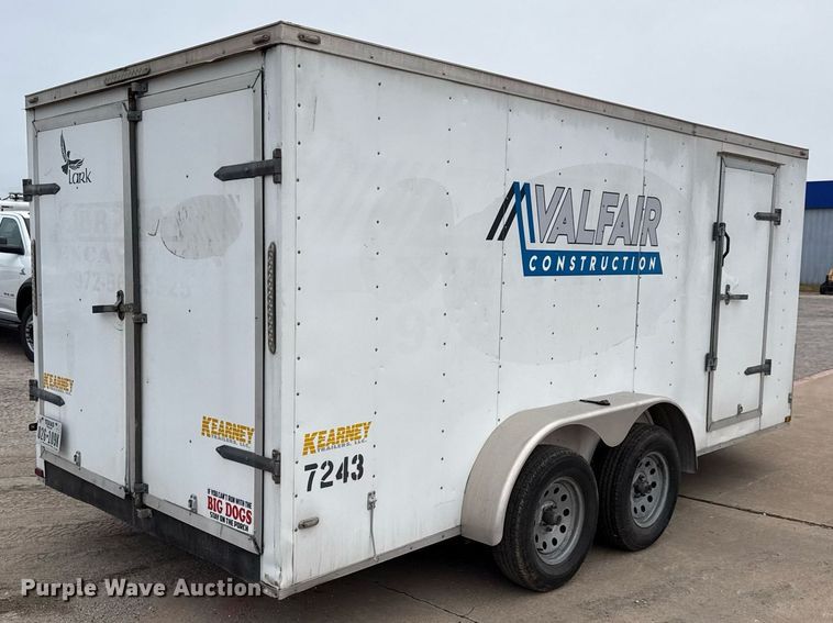 image for item ED5642 2018 Lark United Manufacturing VT716TA enclosed cargo trailer