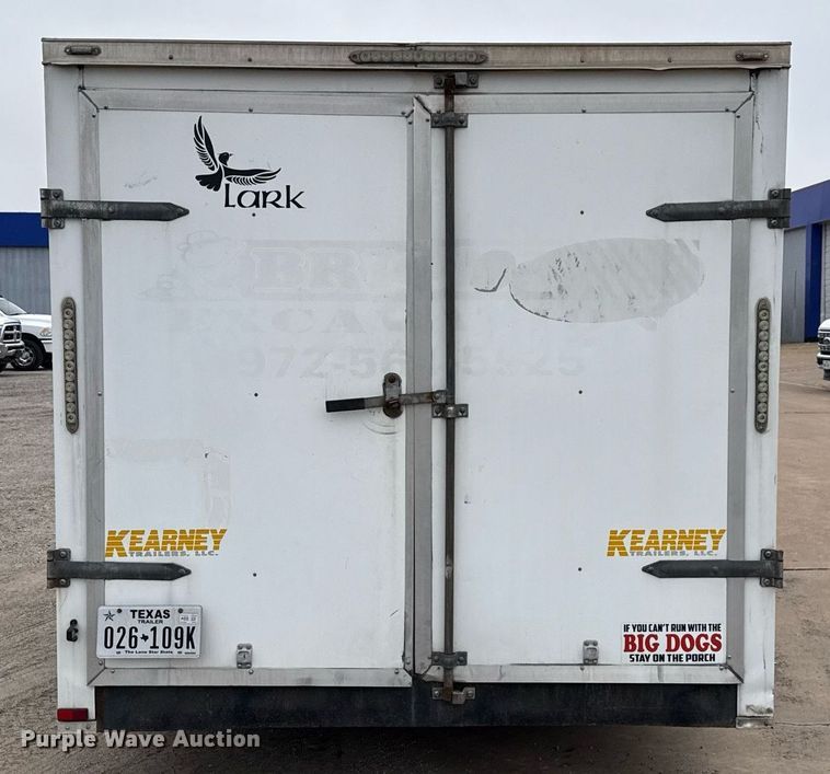 image for item ED5642 2018 Lark United Manufacturing VT716TA enclosed cargo trailer