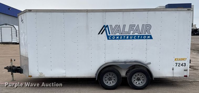 image for item ED5642 2018 Lark United Manufacturing VT716TA enclosed cargo trailer