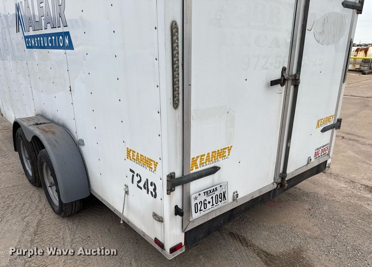 image for item ED5642 2018 Lark United Manufacturing VT716TA enclosed cargo trailer