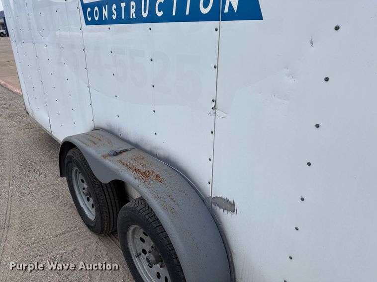 image for item ED5642 2018 Lark United Manufacturing VT716TA enclosed cargo trailer