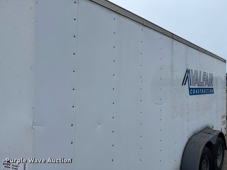 image for item ED5642 2018 Lark United Manufacturing VT716TA enclosed cargo trailer