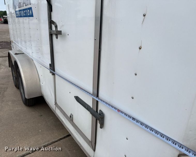 image for item ED5642 2018 Lark United Manufacturing VT716TA enclosed cargo trailer