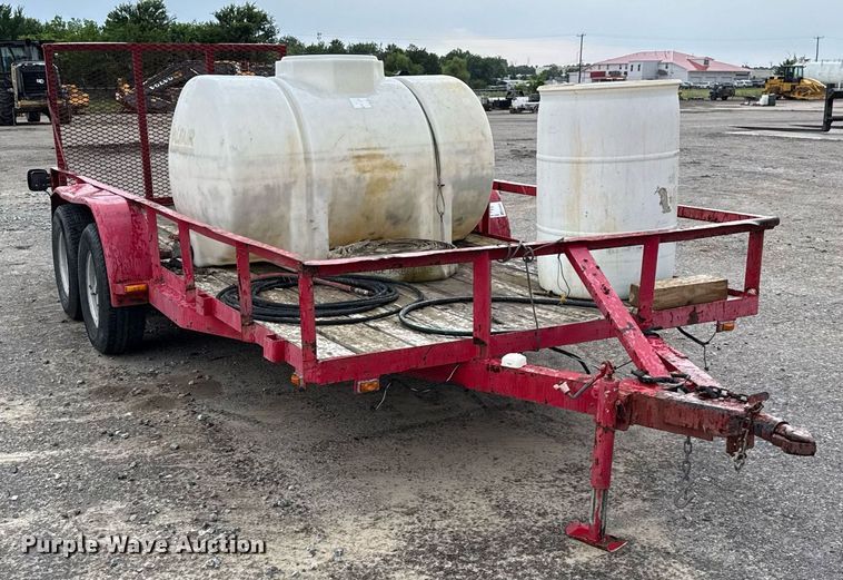 image for item ED5657 Shop built utility trailer