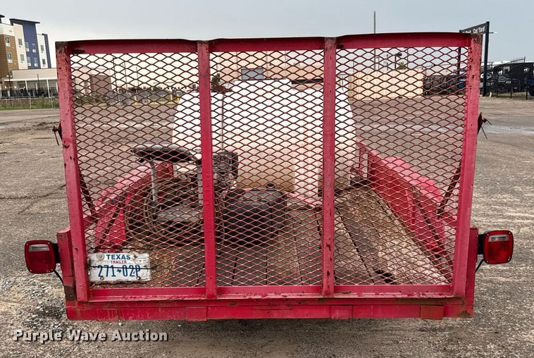 image for item ED5657 Shop built utility trailer