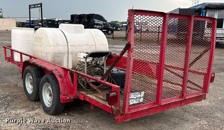 image for item ED5657 Shop built utility trailer