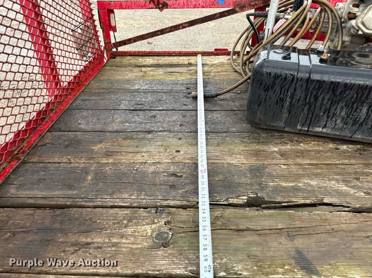 image for item ED5657 Shop built utility trailer