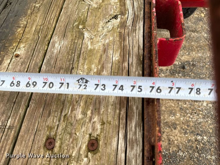 image for item ED5657 Shop built utility trailer