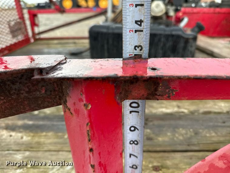 image for item ED5657 Shop built utility trailer