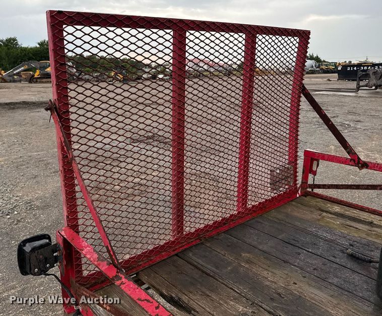 image for item ED5657 Shop built utility trailer