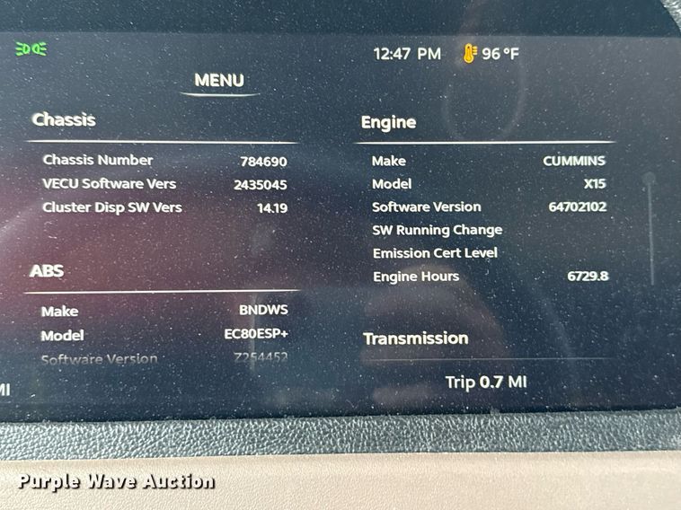 image for item ED5658 2022 Peterbilt 389 semi truck