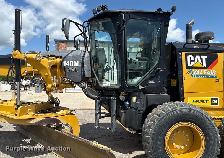 image for item ED5662 2019 Caterpillar 140M3 AWD motor grader