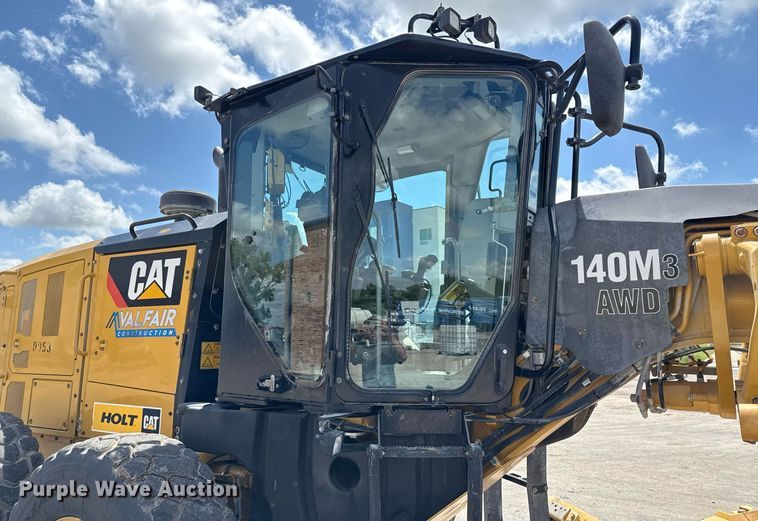 image for item ED5662 2019 Caterpillar 140M3 AWD motor grader