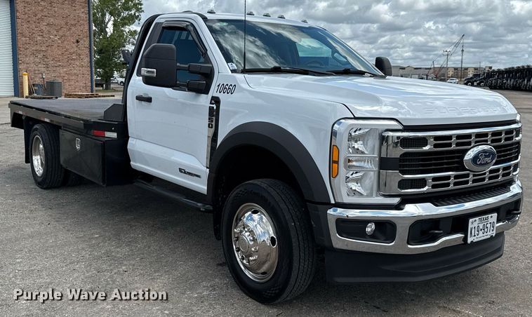 image for item ED5663 2024 Ford F550 Super Duty XL flatbed truck