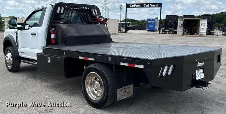 image for item ED5663 2024 Ford F550 Super Duty XL flatbed truck