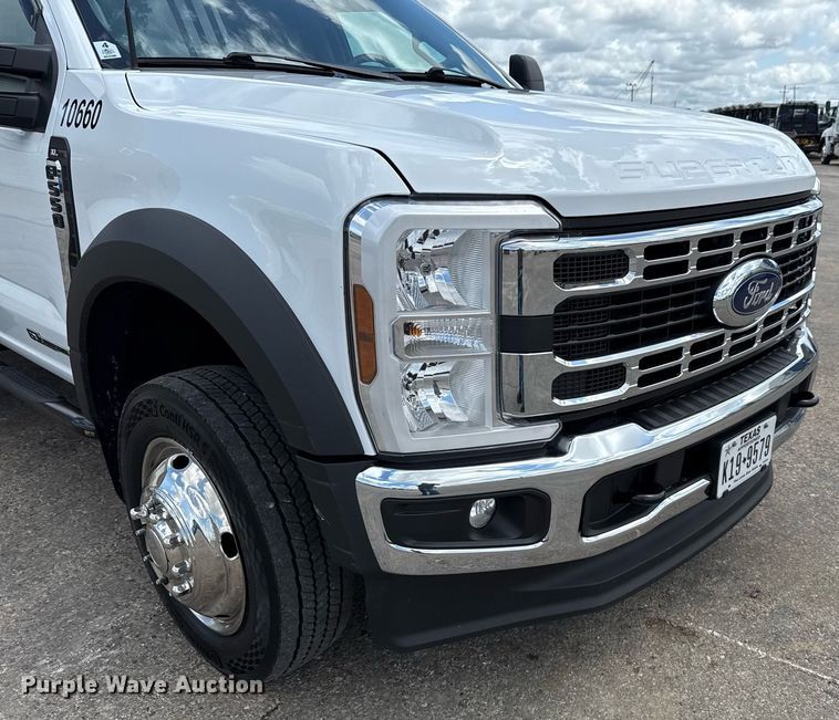 image for item ED5663 2024 Ford F550 Super Duty XL flatbed truck