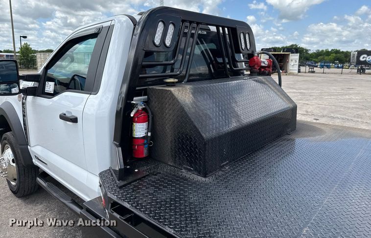 image for item ED5663 2024 Ford F550 Super Duty XL flatbed truck