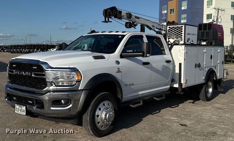 image for item ED5665 2019 Dodge Ram 5500 Crew Cab utility / service truck