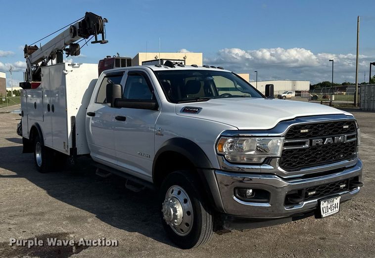 image for item ED5665 2019 Dodge Ram 5500 Crew Cab utility / service truck