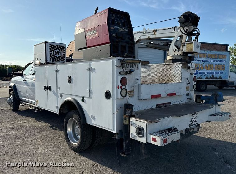 image for item ED5665 2019 Dodge Ram 5500 Crew Cab utility / service truck