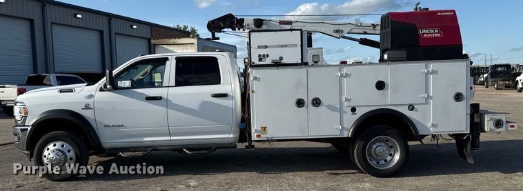 image for item ED5665 2019 Dodge Ram 5500 Crew Cab utility / service truck