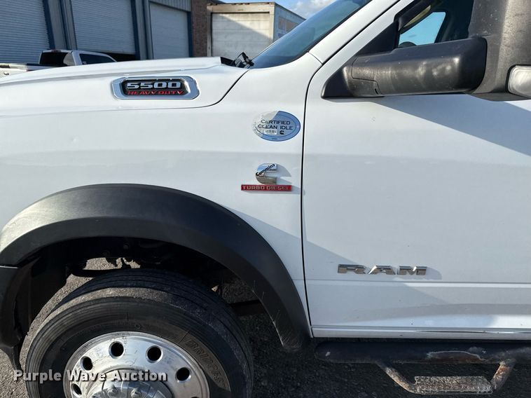 image for item ED5665 2019 Dodge Ram 5500 Crew Cab utility / service truck