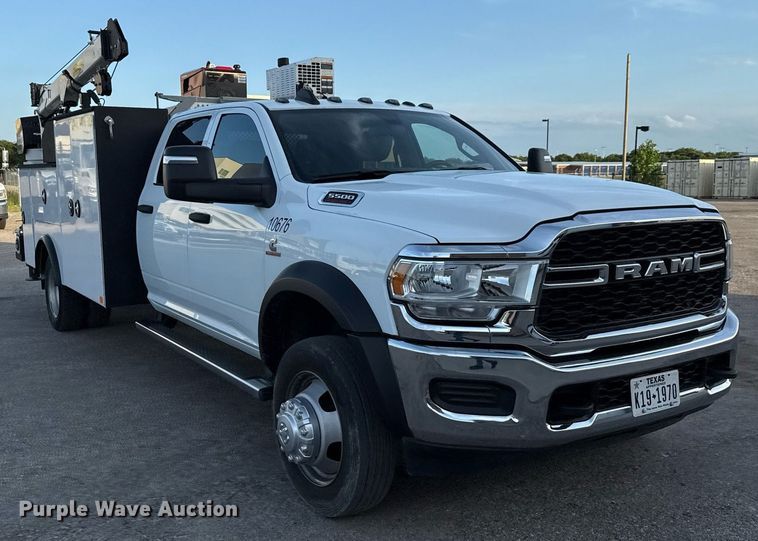 image for item ED5666 2024 Dodge Ram 5500 Crew Cab utility / service truck