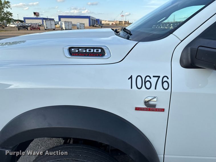 image for item ED5666 2024 Dodge Ram 5500 Crew Cab utility / service truck