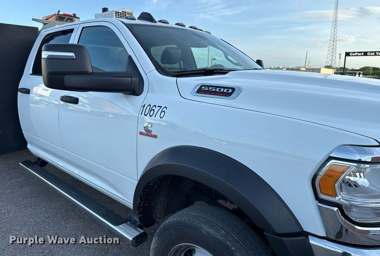 image for item ED5666 2024 Dodge Ram 5500 Crew Cab utility / service truck