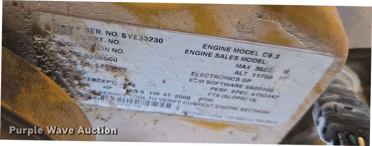 image for item EE0027 2019 Caterpillar 140M3 AWD motor grader