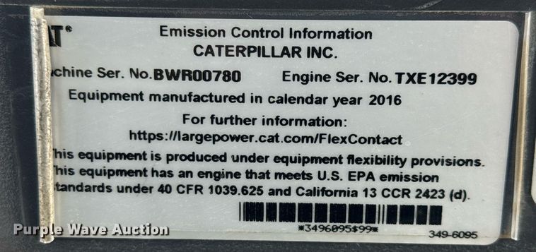 image for item EE0032 2016 Caterpillar RM300 reclaimer