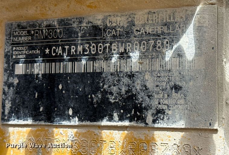 image for item EE0032 2016 Caterpillar RM300 reclaimer