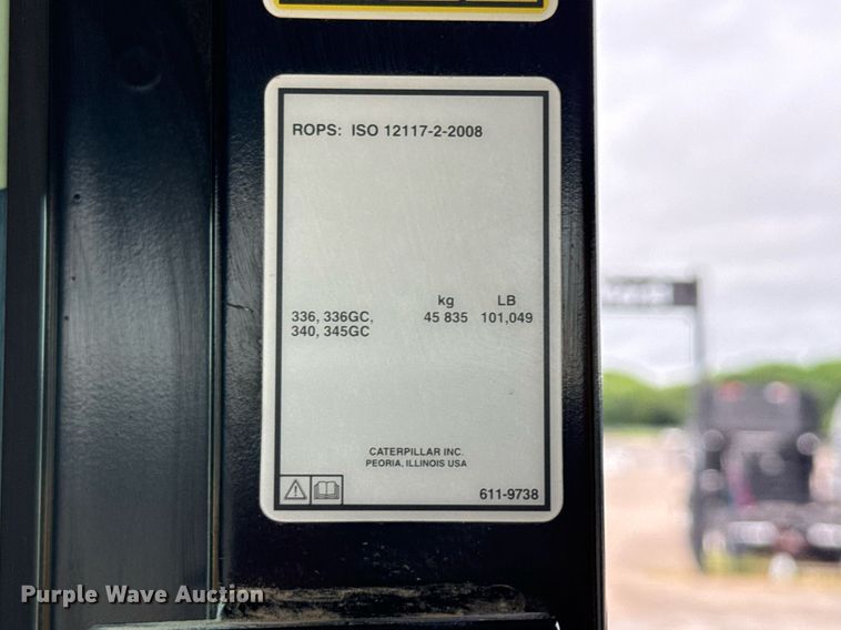 image for item EE0037 2023 Caterpillar 336 excavator