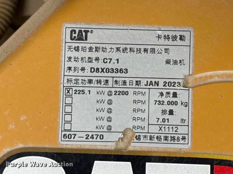 image for item EE0037 2023 Caterpillar 336 excavator