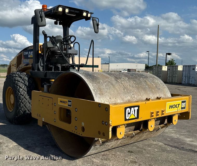 image for item EE0040 2020 Caterpillar CS56B single drum vibratory roller