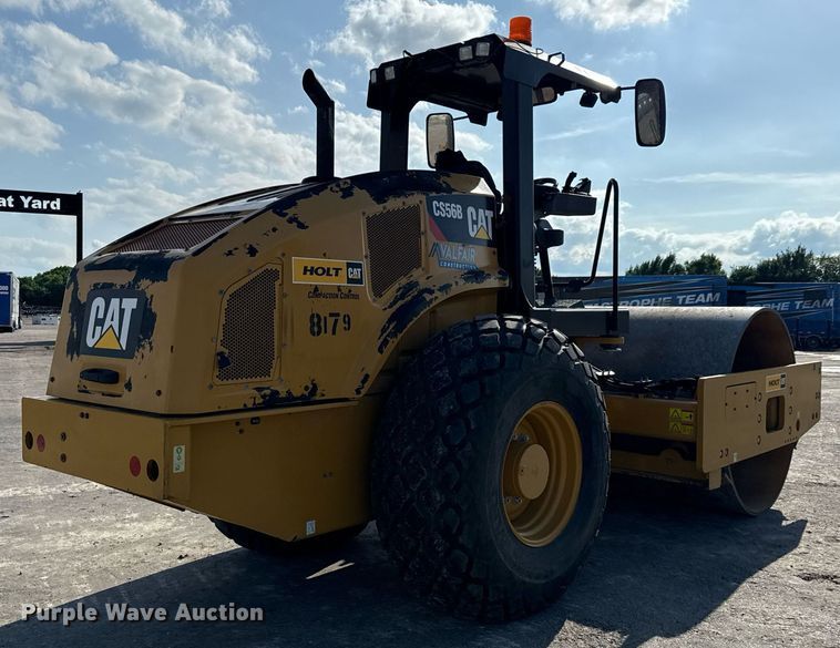 image for item EE0040 2020 Caterpillar CS56B single drum vibratory roller